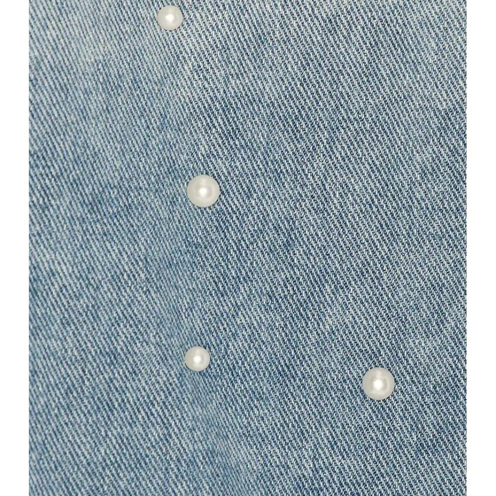 Revolve Superdown Pearl Denim Jacket - image 5